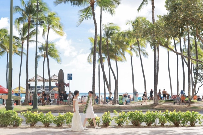 欲張りビーチフォトプラン（ビーチ＋ワイキキタウン）