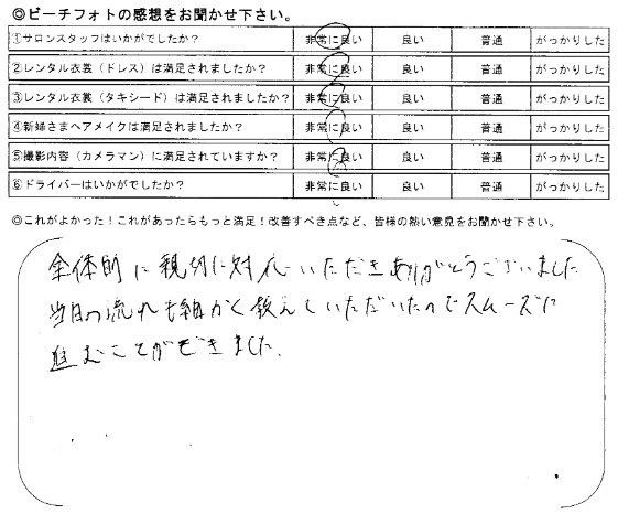 お客様アンケート